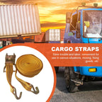 3/6/8/10 Meter Binding Strapping Tensioner Thickened 40mm Ratchet Tie Down Truck Strapping Rope Fastener