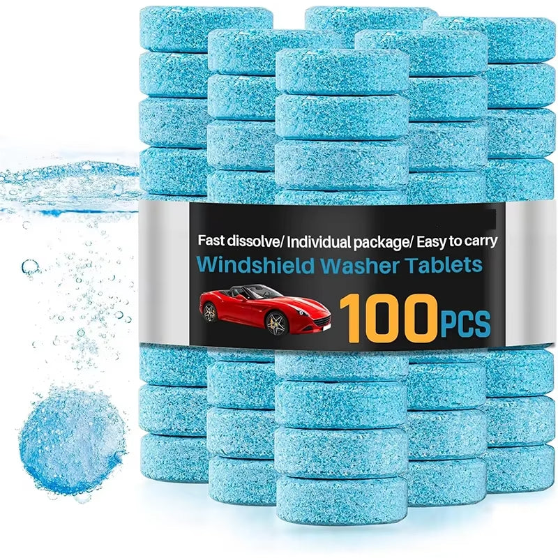 Solid Cleaner Car Windscreen Cleaner Effervescent Tablet Auto Wiper Glass