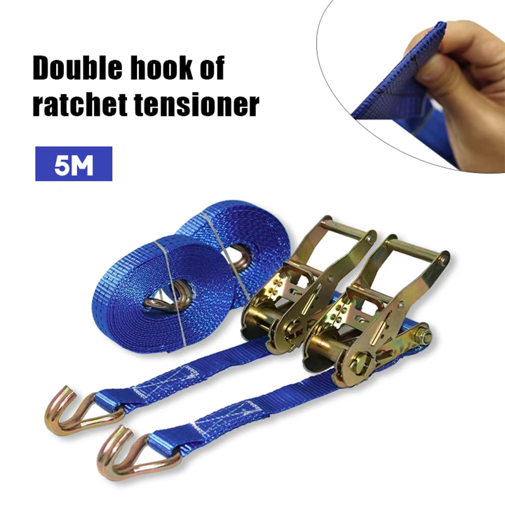 Ratchet Straps 5Meter Lorry Lashing Handy Straps Thickened Car Strapping Belt Tensioner