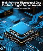 Digital Torque Wrench 0.15-100 N.m 2% Accuracy Preset & LED/Buzzer Alerts for Bike Motorcycles Automotive Wrench Tool