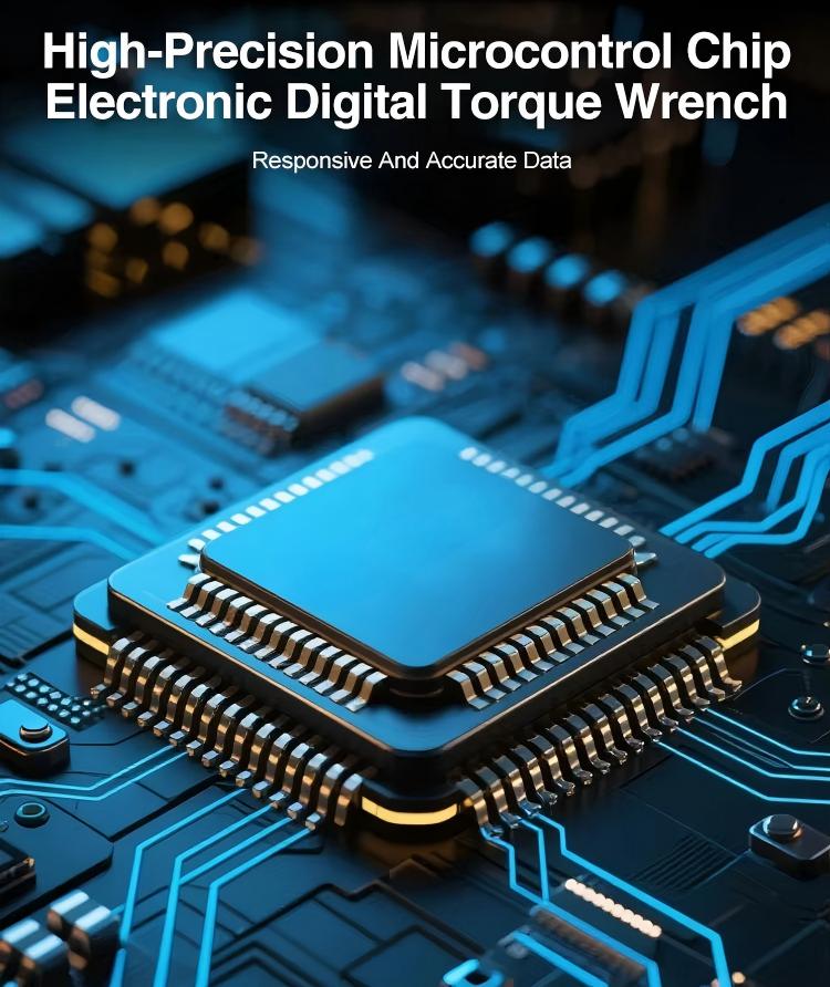 Digital Torque Wrench 0.15-100 N.m 2% Accuracy Preset & LED/Buzzer Alerts for Bike Motorcycles Automotive Wrench Tool