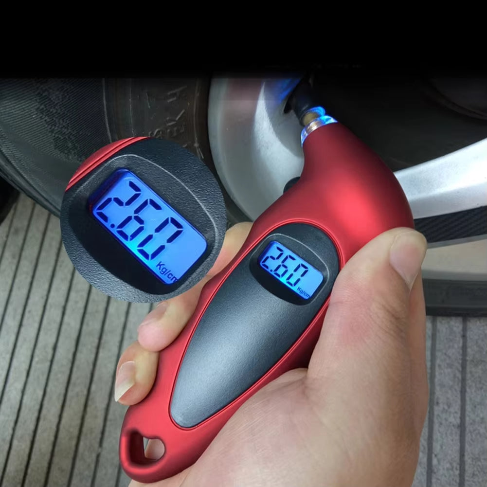 Tire Pressure Gauge Backlight High-precision Digital Tire Pressure Monitoring Car Tyre Air Pressure Gauge Meter LCD Display