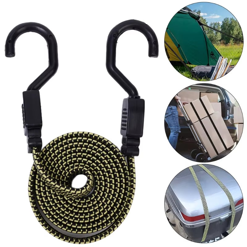 New Elastics Rubber Luggage Rope Cord Hooks