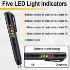 Brake Fluid Tester High Precision Portable Use Safety Quality Assurance OBD2 Brake Oil Detector Test Pen Oil Test Pen