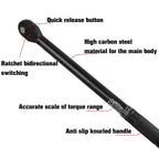 72T Torque Wrench 1/2'' 3/8'' 1/4'' Square Drive Preset Bicycle Torques Key Two-way Ratchet Car Bike Automotive Hand Tools