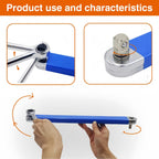 Extension Ratchet Wrench 15-inch Extension Wrench 3/8" Offset Impact-Ready Socket Wrench Tools Versatile Square Drive Adapters