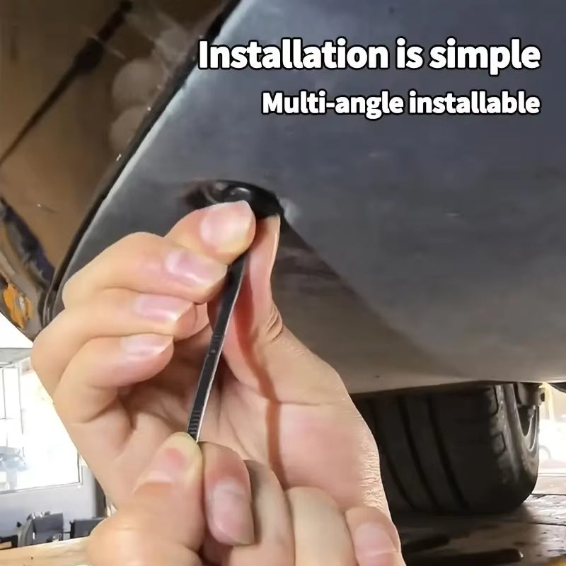 100pcs Heavy-Duty Self-Locking Nylon Cable Ties - UV-Resistant, High-Strength Fasteners for Car/Home/Office/Outdoor Use