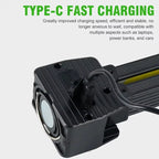 Strong Flashlight outdoor Multifunctional Camping Lighting flashlight Auto Repair Work Lightfolding COB Light