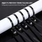100PCS Screw Hole Cable Ties Reusable Fixed Nylon Cable Ties Self-locking Cord Ties