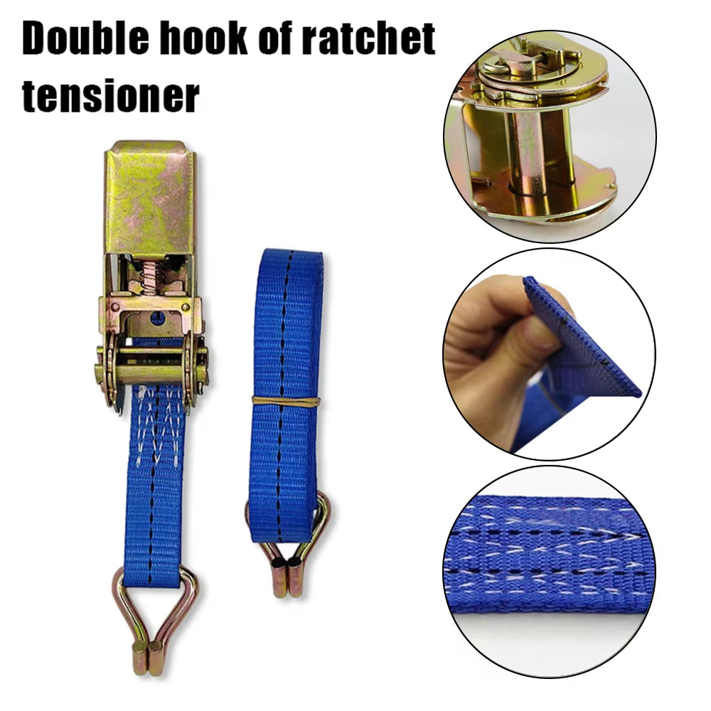 Ratchet Straps 5Meter Lorry Lashing Handy Straps Thickened Car Strapping Belt Tensioner
