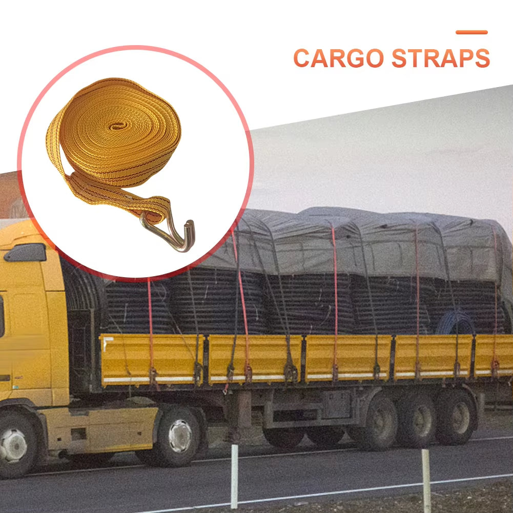 3/6/8/10 Meter Binding Strapping Tensioner Thickened 40mm Ratchet Tie Down Truck Strapping Rope Fastener