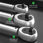 2.5-30N.m 10-120N.m 50-350N.m Torque Wrench 1/4 3/8 1/2 inch square head torque key ±3% High Accuracy Torque Wrench Professional