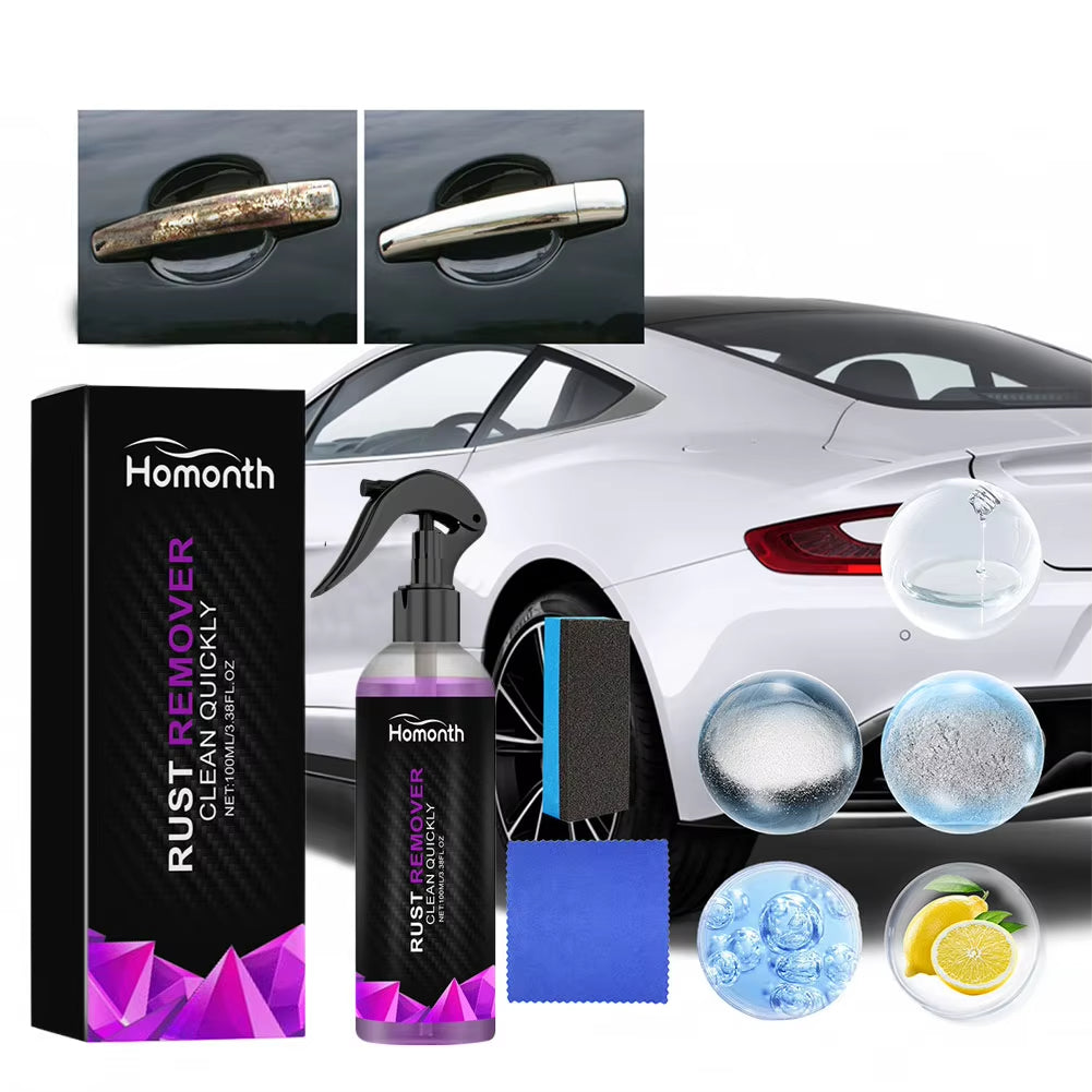 100ml Paint Rust Inhibitor Paint Rust Remover Derusting Spray Car Rust Removal Spray Car Wheel Hub Rust Remover