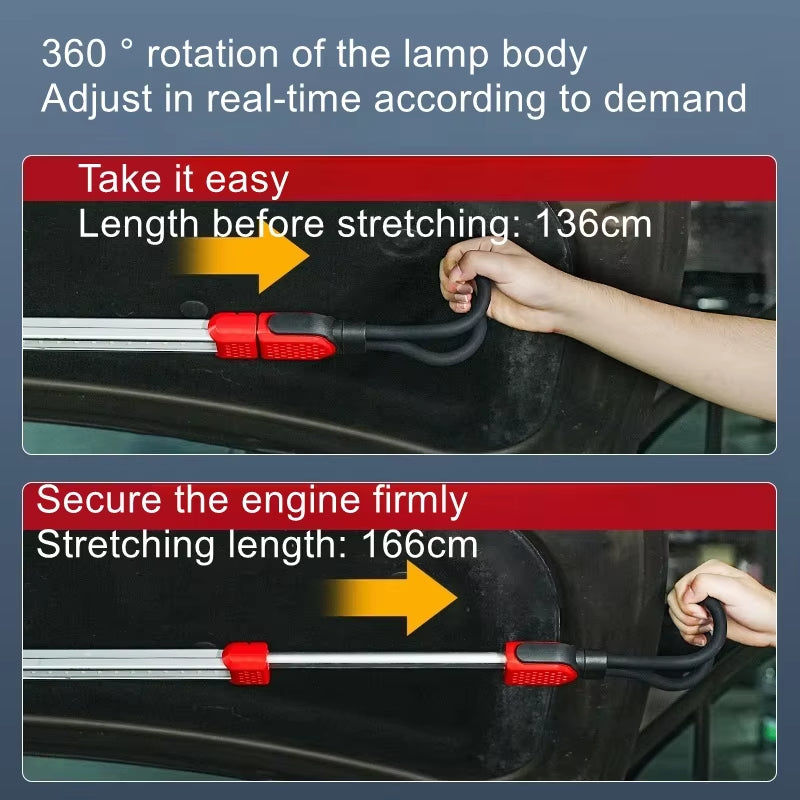 Auto Mechanic Hood Engine Repair Light Telescopic Lighting Cabin Light