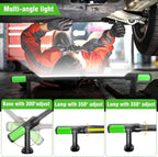Magnetic Swivel Hook Rechargeable LED Work Light for Automotive Repair Under Hood Lighting Mechanic Garage Workshop Tools
