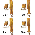 3/6/8/10 Meter Binding Strapping Tensioner Thickened 40mm Ratchet Tie Down Truck Strapping Rope Fastener