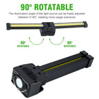 Strong Flashlight outdoor Multifunctional Camping Lighting flashlight Auto Repair Work Lightfolding COB Light