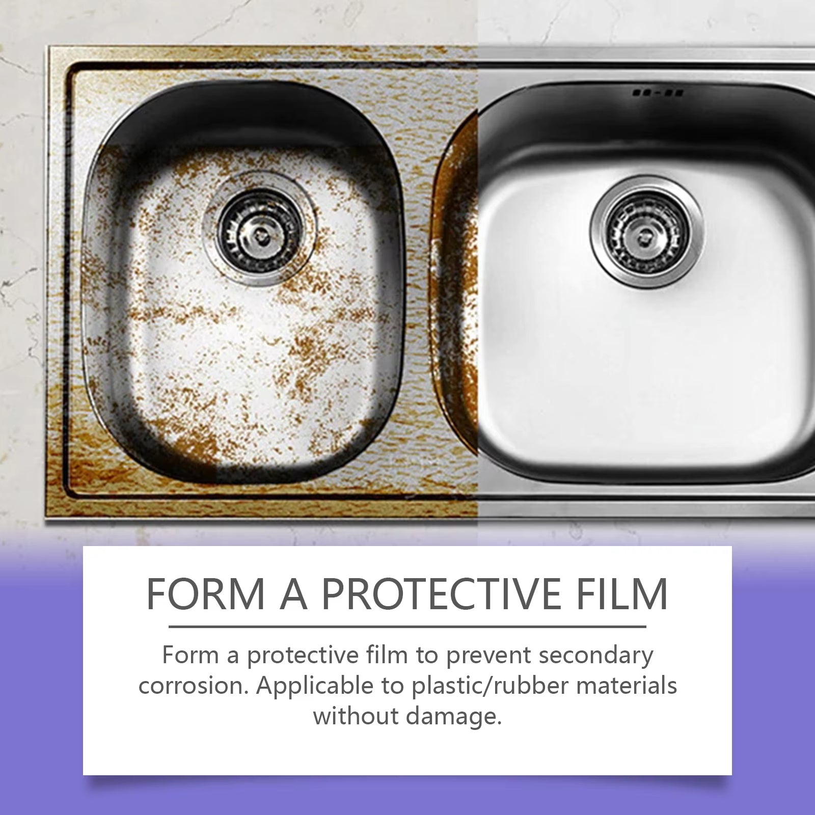 30ml Rust Remover Potent Car Detailing Maintenance Multi-Purpose Supplies Auto Accessories Gadget Anti-Rust Metal Chrome