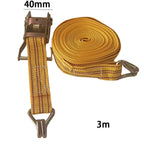 3/6/8/10 Meter Binding Strapping Tensioner Thickened 40mm Ratchet Tie Down Truck Strapping Rope Fastener