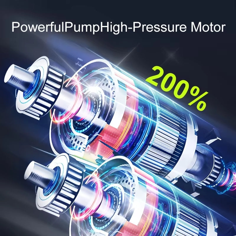 Portable Car Air Compressor 3X Faster 150PSI Cordless Tire Inflator Pump with Digital Gauge for Car Motorcycle Bike Air Pump