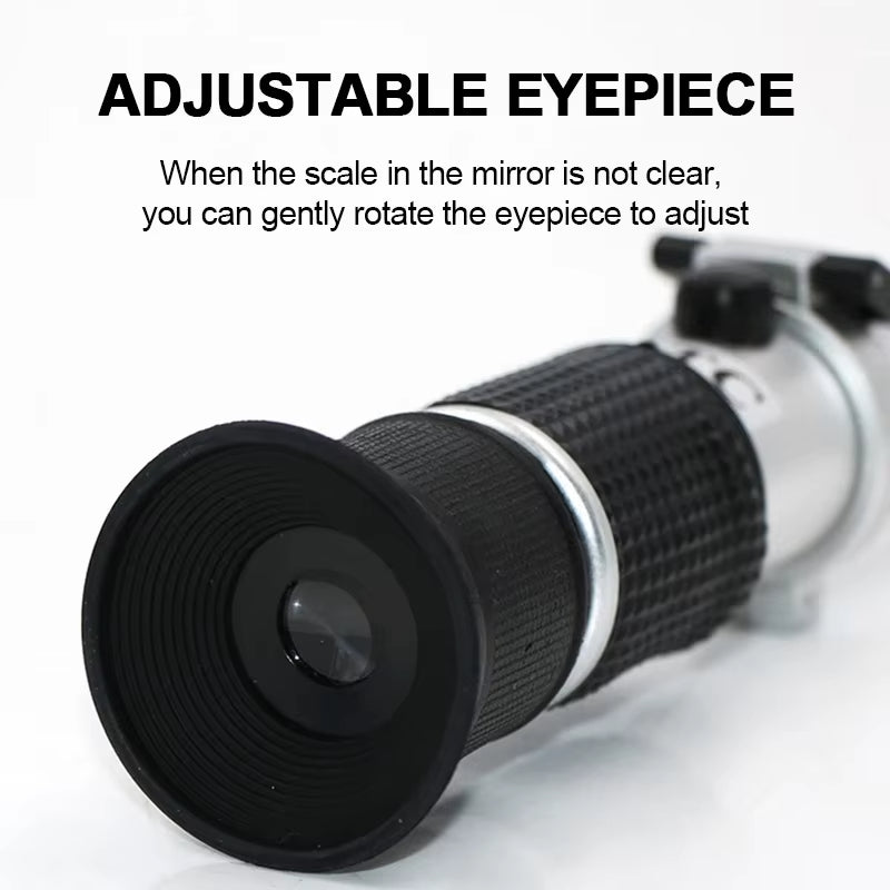 Antifreeze Coolant Refractometer for Automobile Antifreeze System Diesel Exhaust Fluid Battery Acid and Windshield Washer Fluid