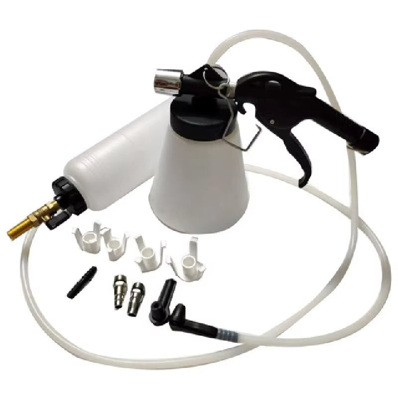 1L 0.75L Dual Oil Pot Brake Oil Replacement Tool Oil Pot Automotive Brake Fluid Injector Pneumatic Brake Oil Replacement Machine