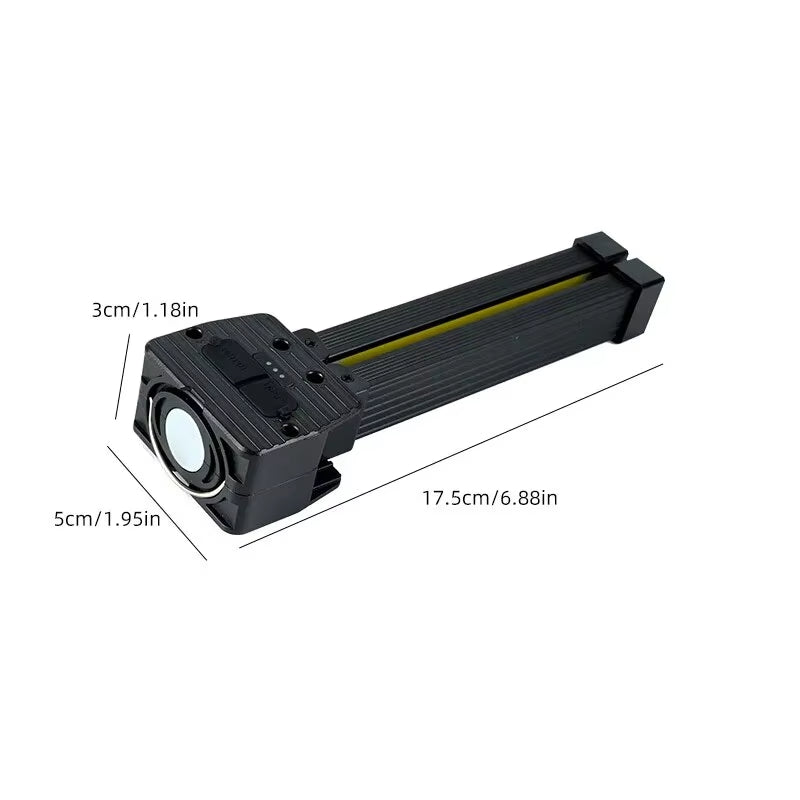 Strong Flashlight outdoor Multifunctional Camping Lighting flashlight Auto Repair Work Lightfolding COB Light