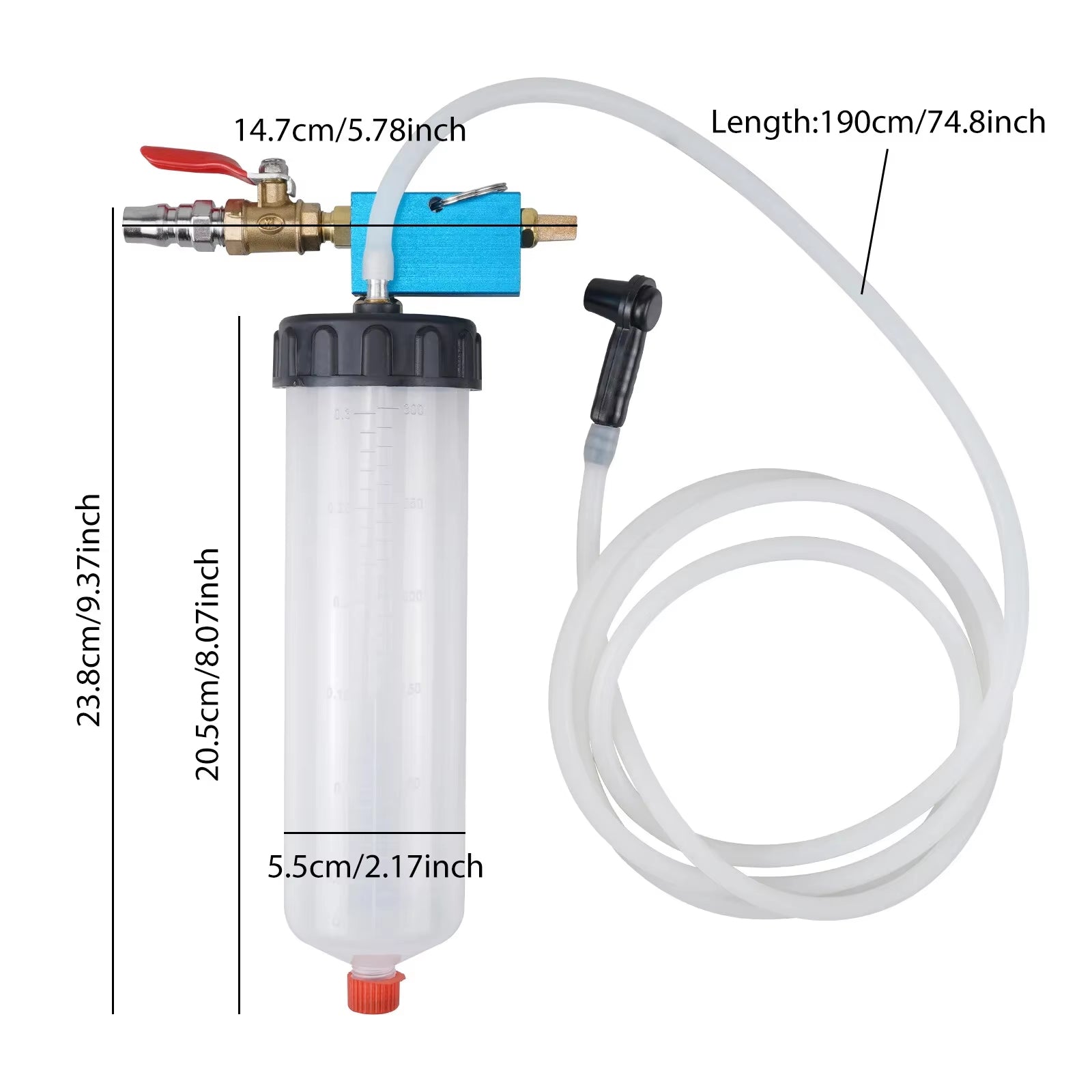 Automotive Brake Fluid Oil Replacement Tool Universal Pump Oil Bleeder Empty Air Exchange Equipment for Car