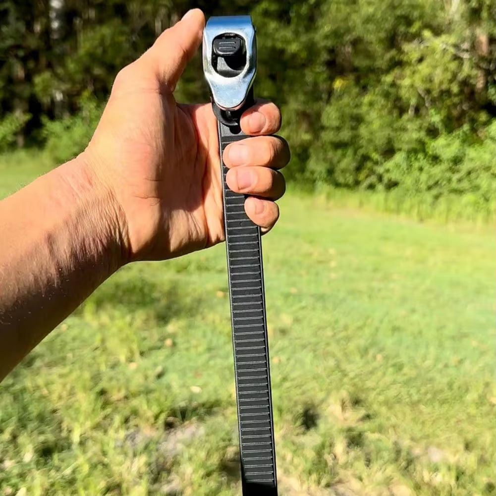 Ultimate Heavy-Duty Grip Lock Strap Adjustable Heavy-Duty Metal Ratchet Buckle For Every Adventure