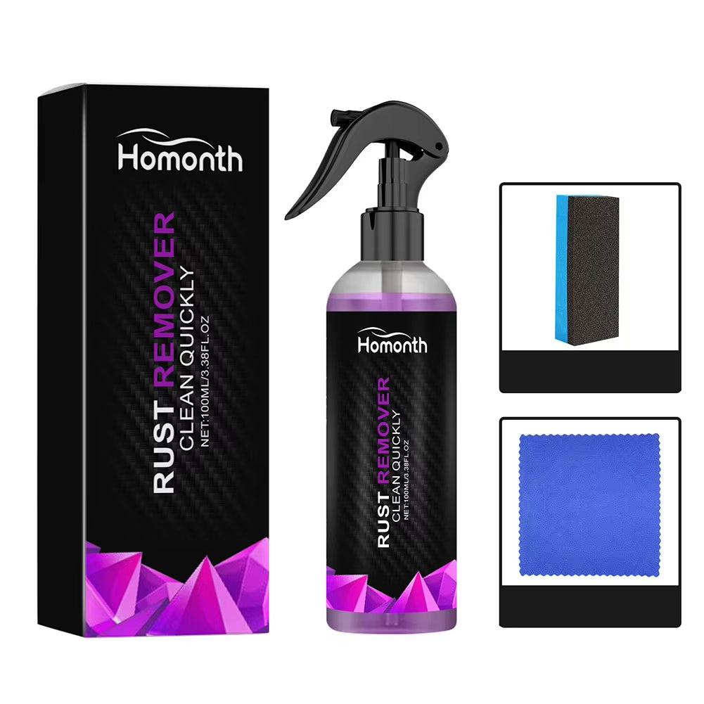 100ml Paint Rust Inhibitor Paint Rust Remover Derusting Spray Car Rust Removal Spray Car Wheel Hub Rust Remover