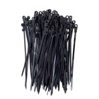100PCS Screw Hole Cable Ties Reusable Fixed Nylon Cable Ties Self-locking Cord Ties
