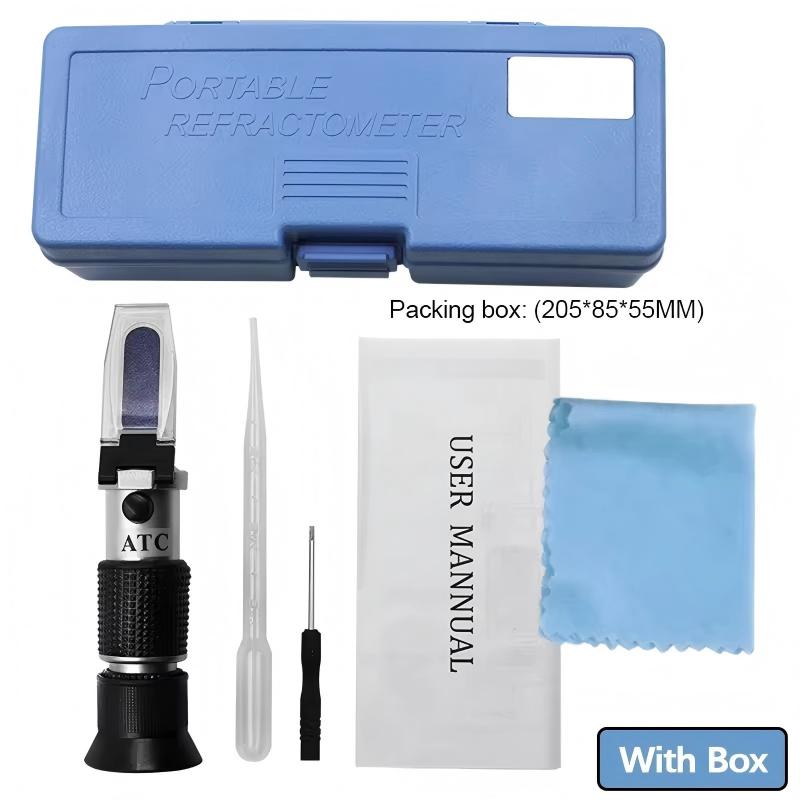 Antifreeze Coolant Refractometer for Automobile Antifreeze System Diesel Exhaust Fluid Battery Acid and Windshield Washer Fluid