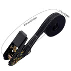 Ratchet Straps Tie Down Heavy Duty Adjustable Car Tie Down Reinforced Adjustable Axle Straps 1760lb Max Break Strength