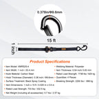 4pcs Trailer Ratchet Tie Down Straps with Padded Handles Hook Brake Binding Belt for Moving Securing Cargo Motorcycle