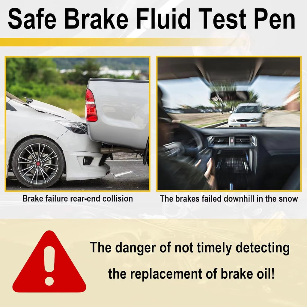 Brake Fluid Tester High Precision Portable Use Safety Quality Assurance OBD2 Brake Oil Detector Test Pen Oil Test Pen