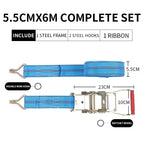 Truck Binding Strap Tightener Ratchet Self-Locking Rope Tightener Cargo Packing Strap