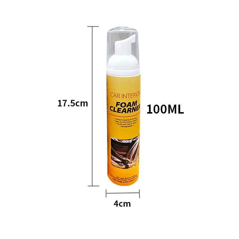 🔥100ML Multi-Purpose Foam Cleaner Spray Leather Cleaning Auto Home Large Capacity Foam Cleaners for Car Wash Maintenance