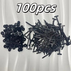 100pcs Heavy-Duty Self-Locking Nylon Cable Ties - UV-Resistant, High-Strength Fasteners for Car/Home/Office/Outdoor Use