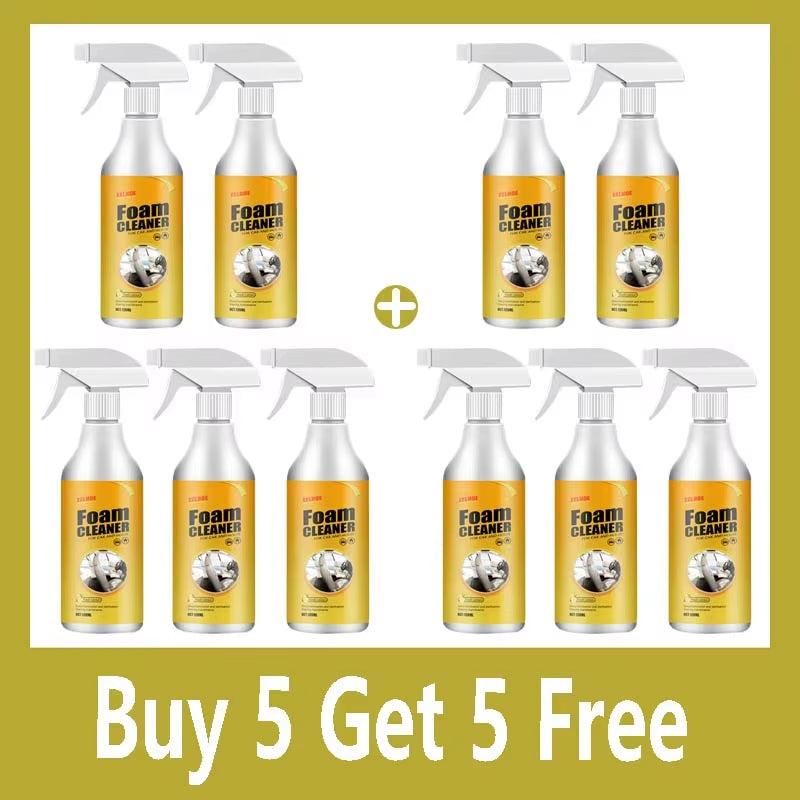 🔥Hot Sale🔥250ML Multifunctional Foam Cleaner Car Interior Stain Removal and Cleaning Leather Seat Foam Cleaner Spray Foam Maintenance Wash Car