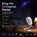 🌌🌠 Plug-and-Play HD Smart Dynamic 5D Holographic Night Light Projector